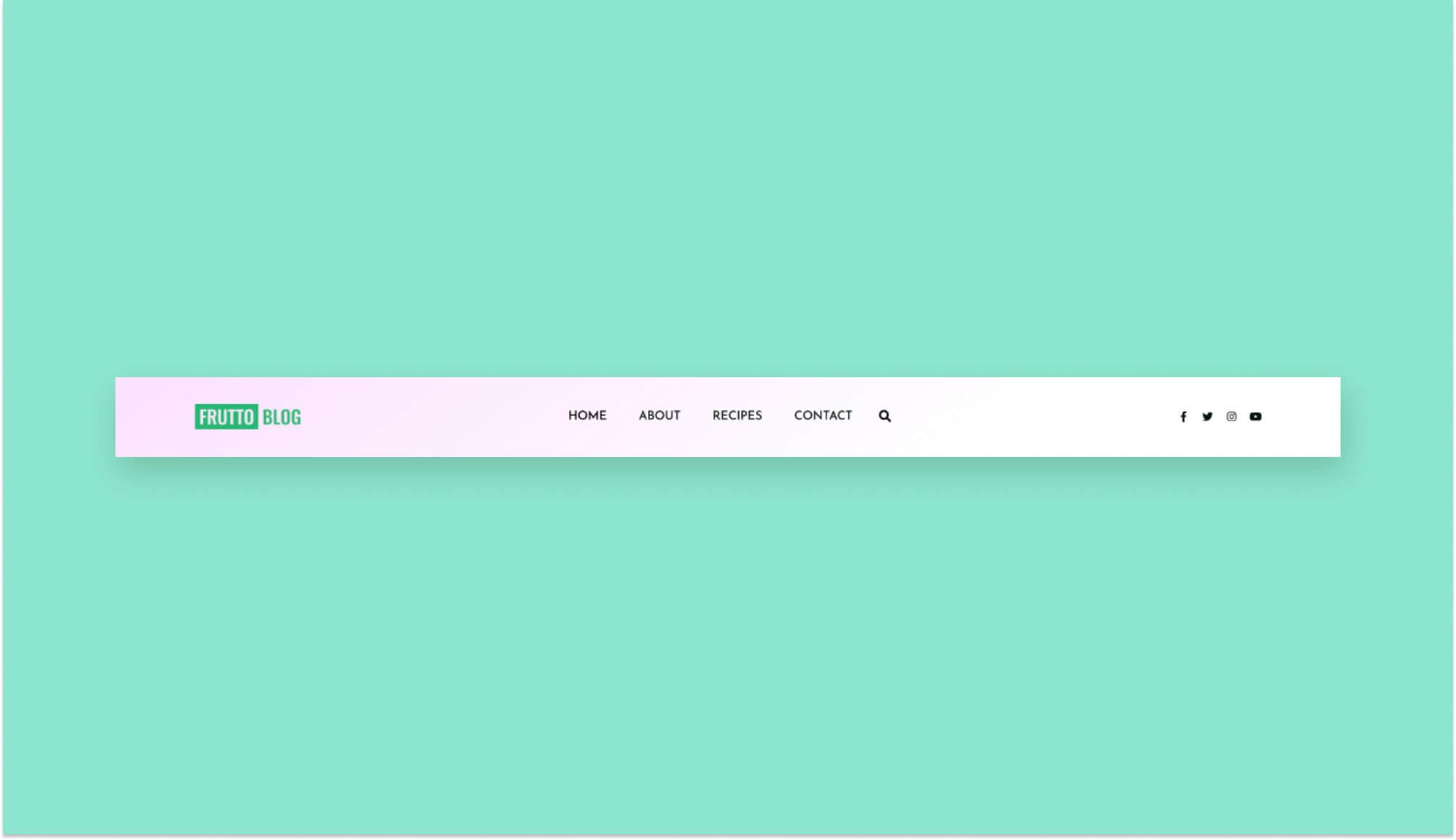 Frutto Header Section For Gutenberg Banner