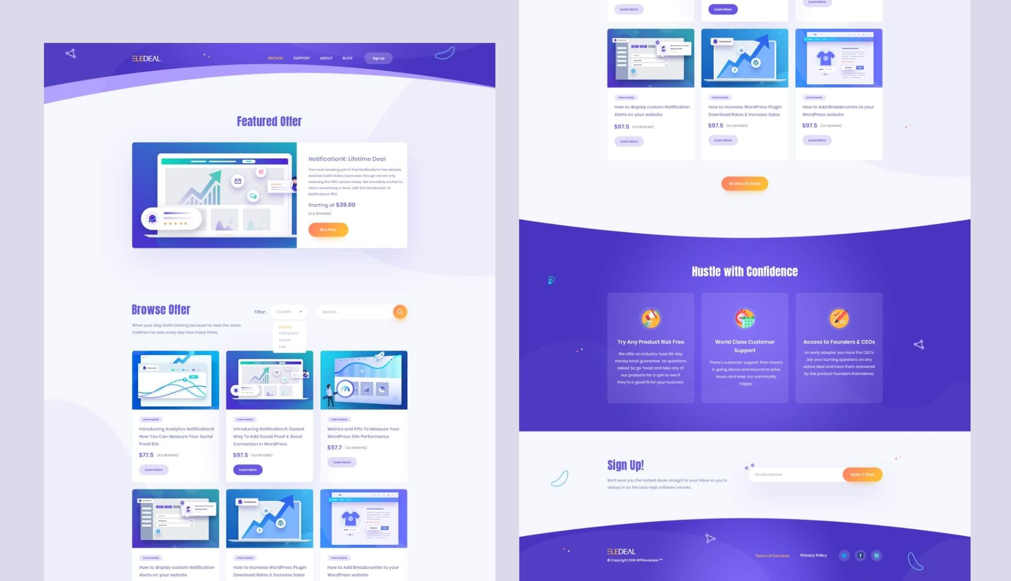 EleDeal Template Browse Banner