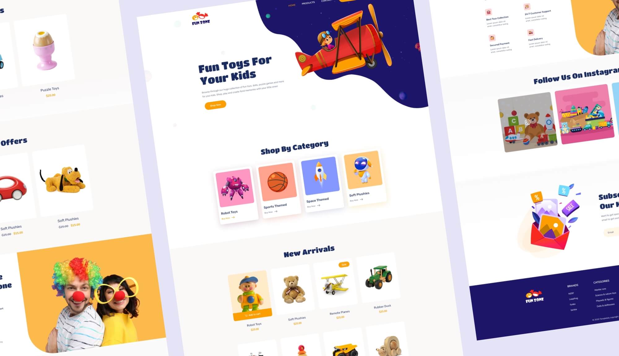 Fun Zone - WooCommerce Template For Toy Store Banner