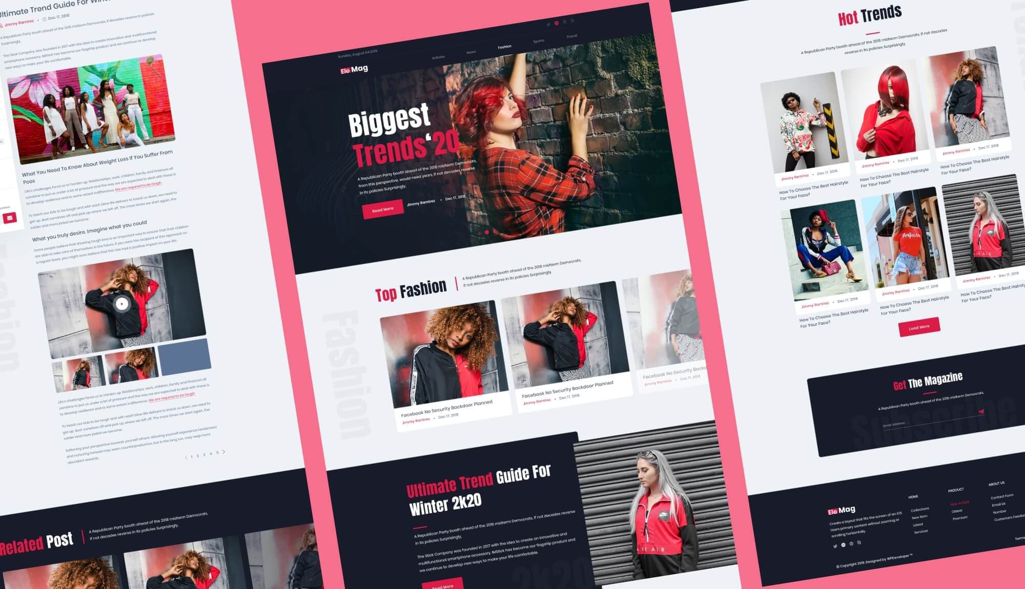 ModeMag Fashion Magazine Template Banner