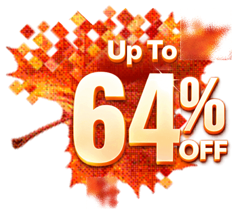 Fall Sale — Save Up To 64%