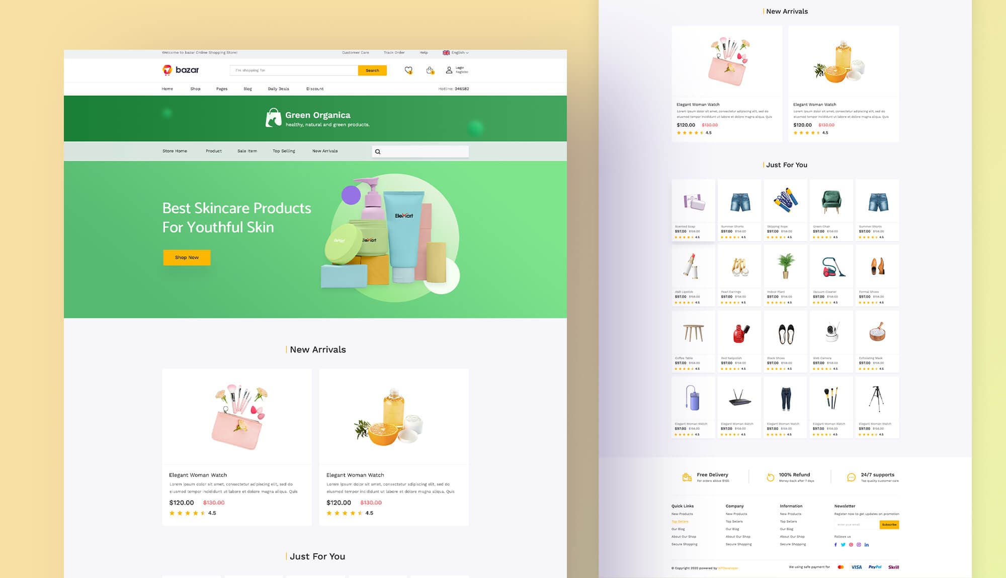 Bazar Vendor Page Banner