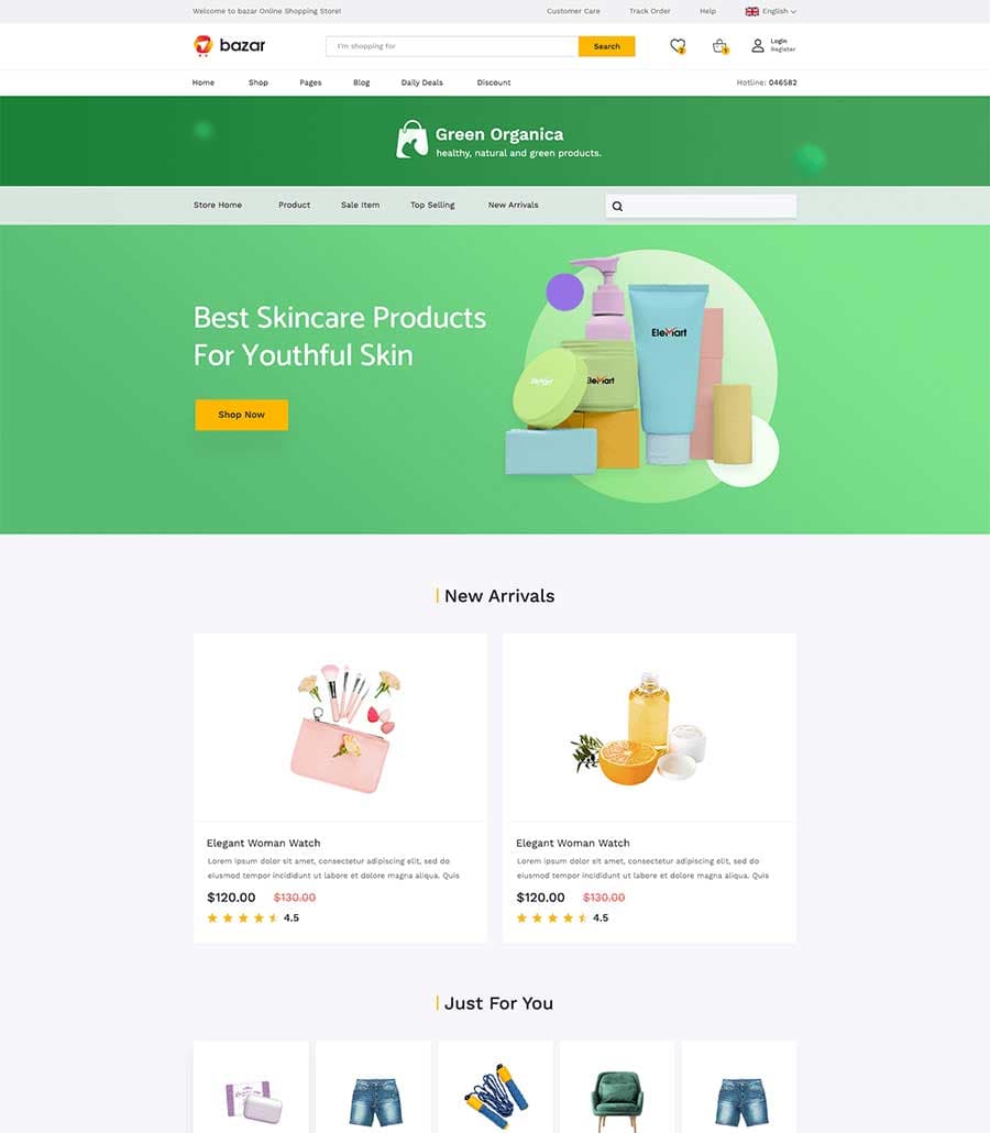 Bazar Vendor Page thumbnail