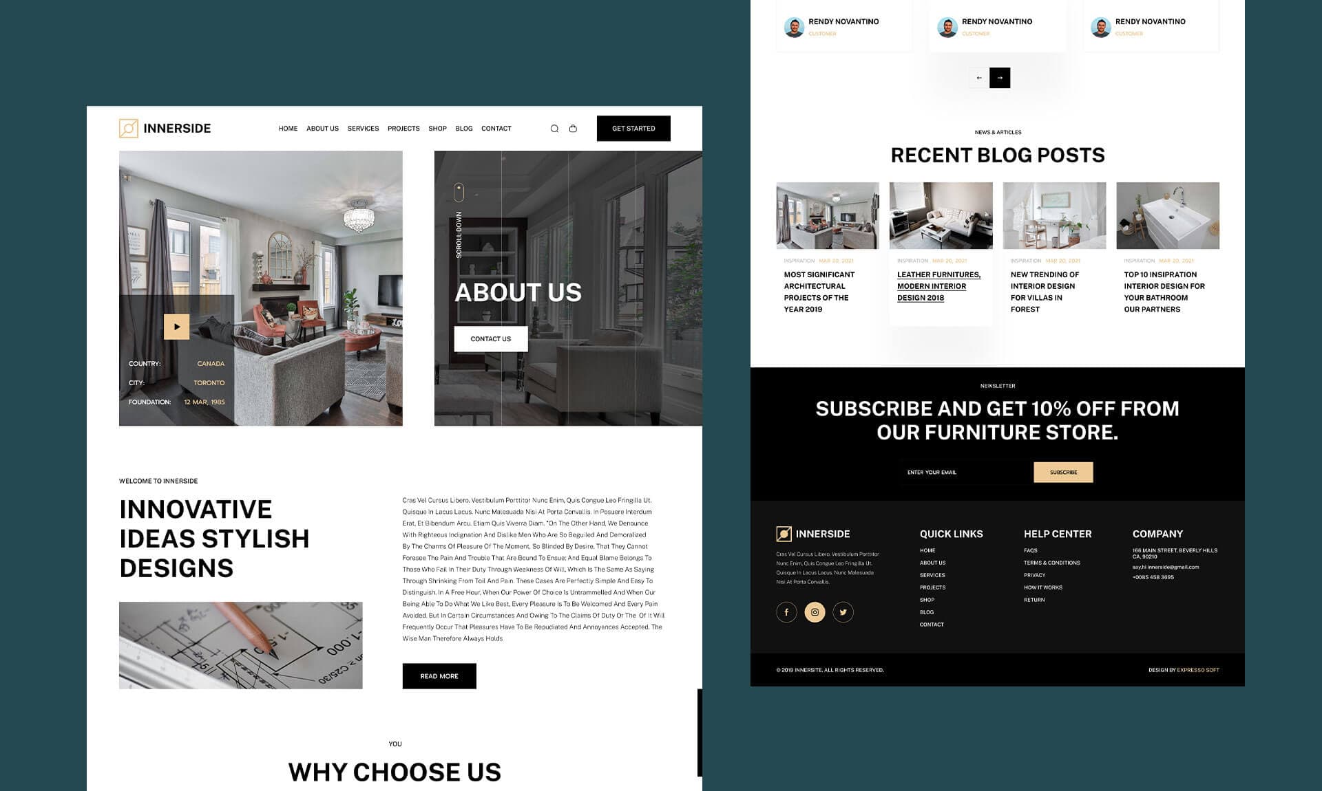 InnerSide About Page Banner