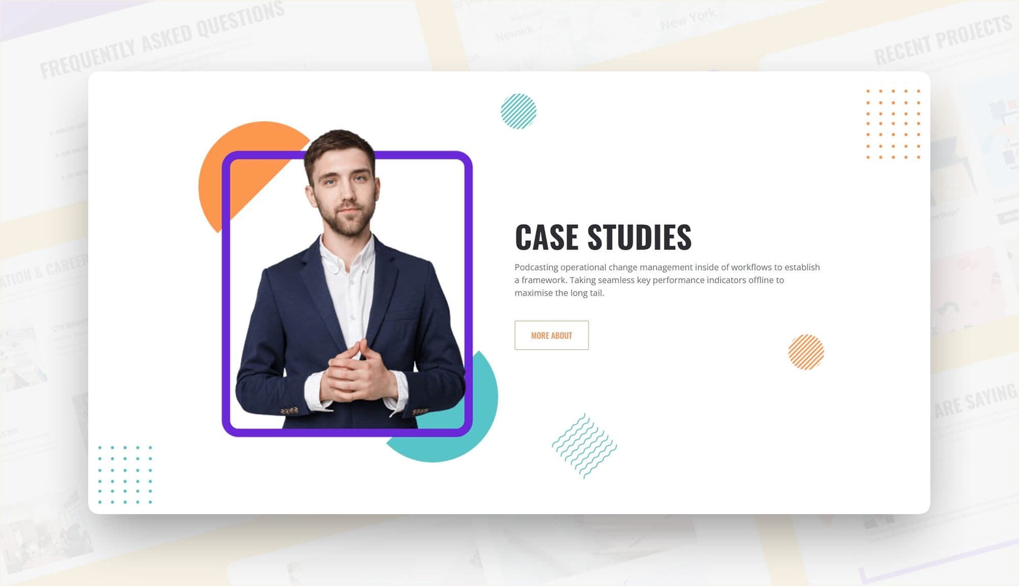 Smith Consulting Case Studies Section For Gutenberg Banner