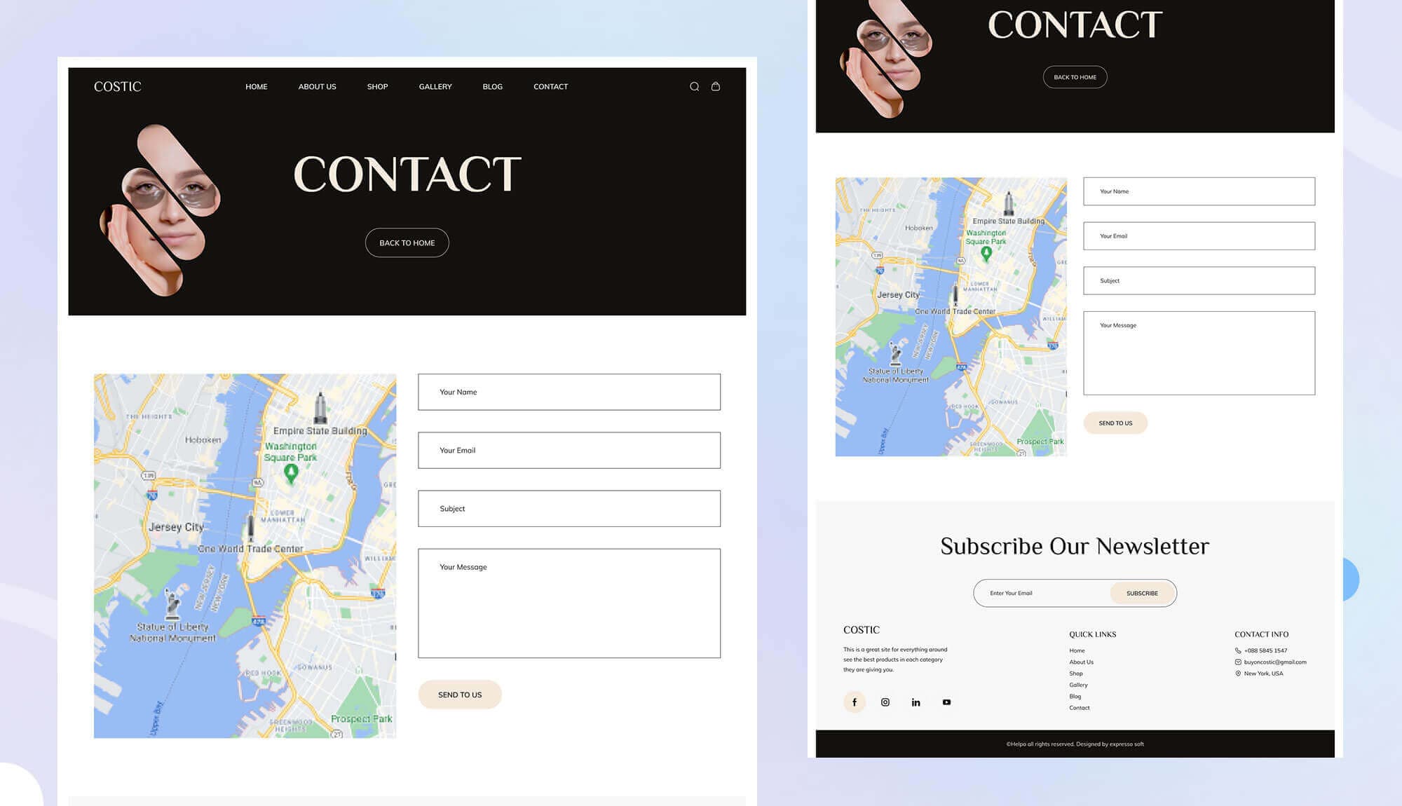 Costic Contact Page Banner