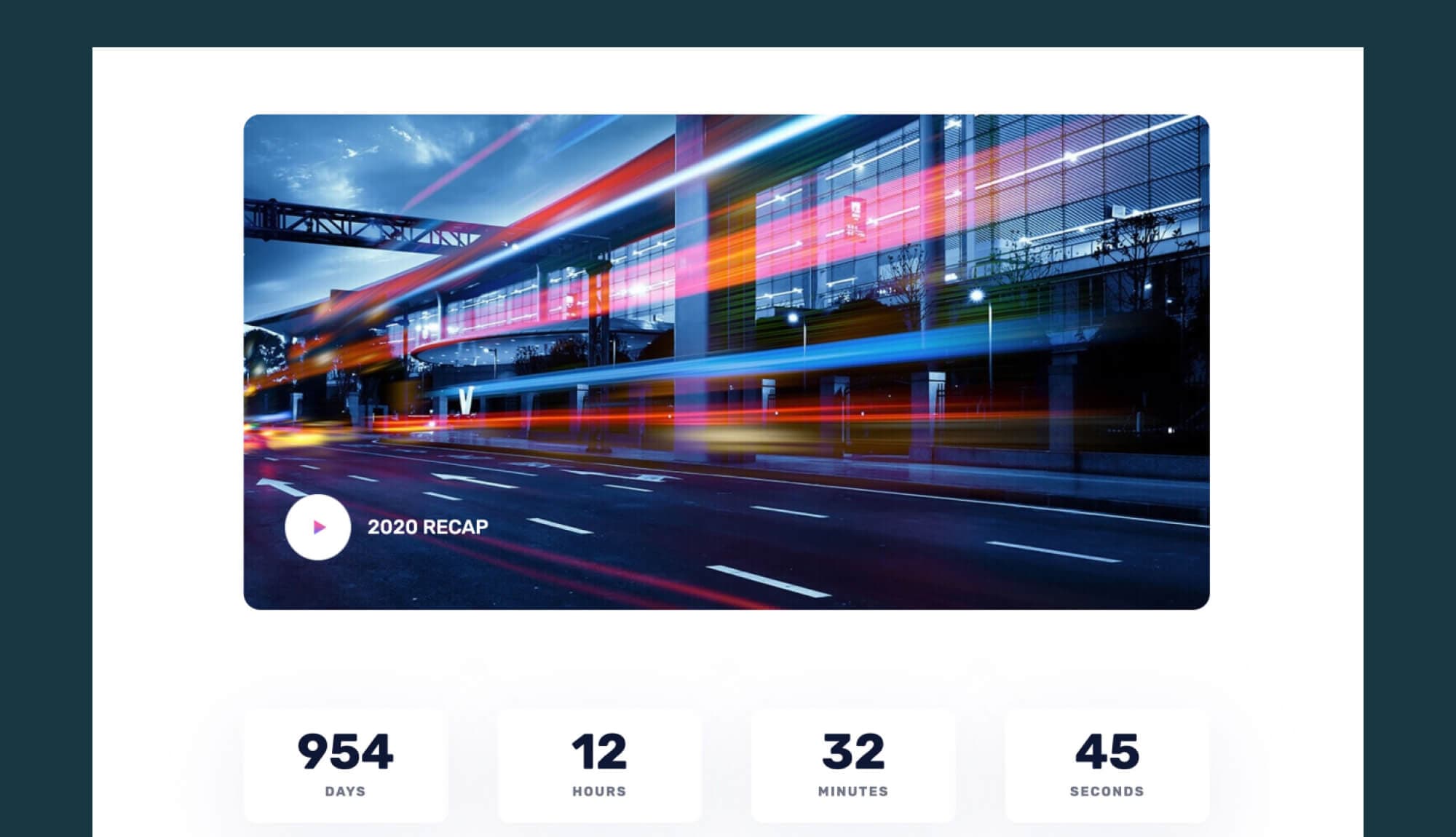 EventPress Pro Video Section For Gutenberg Banner
