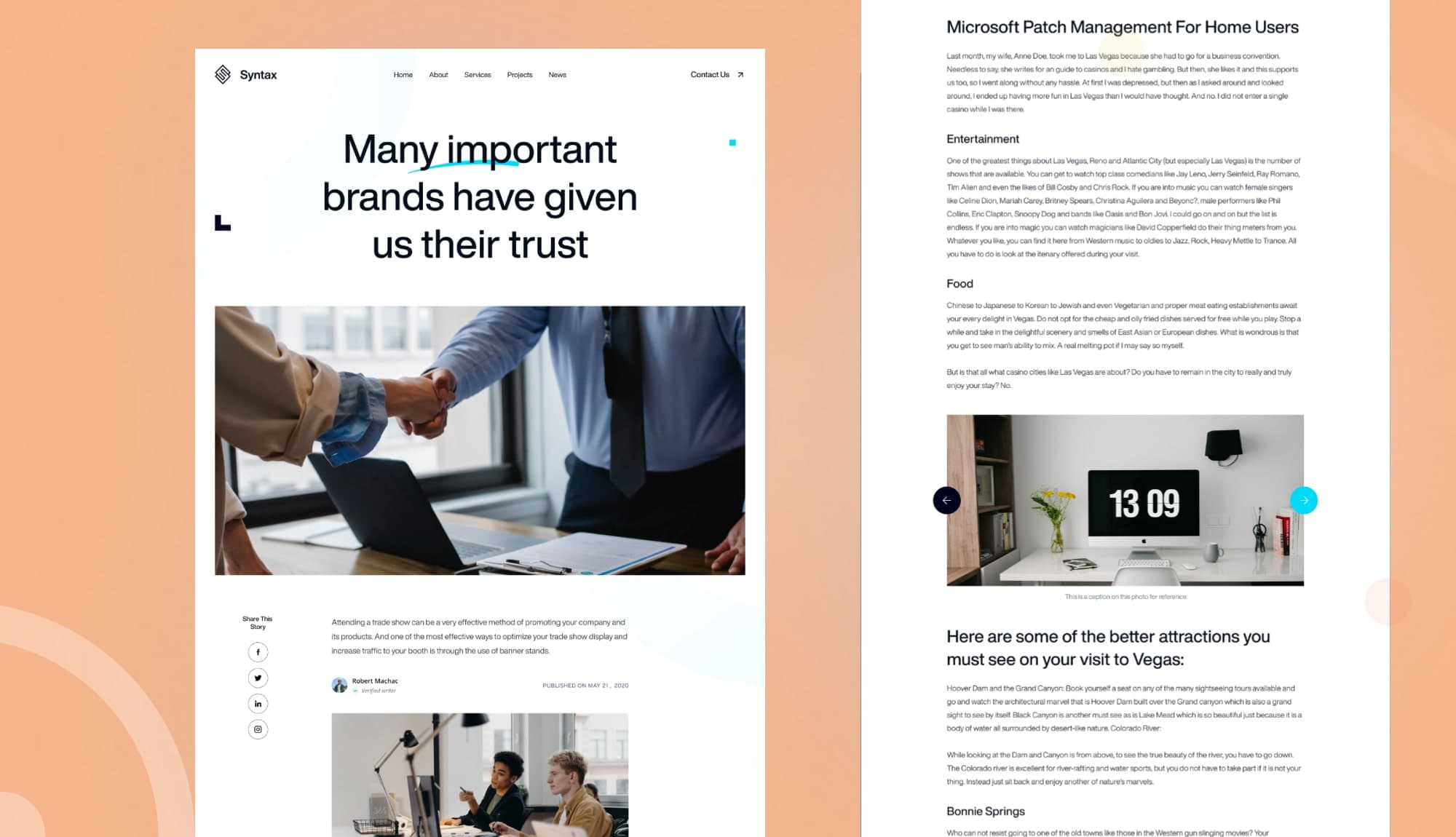 Syntax Single News Page Banner