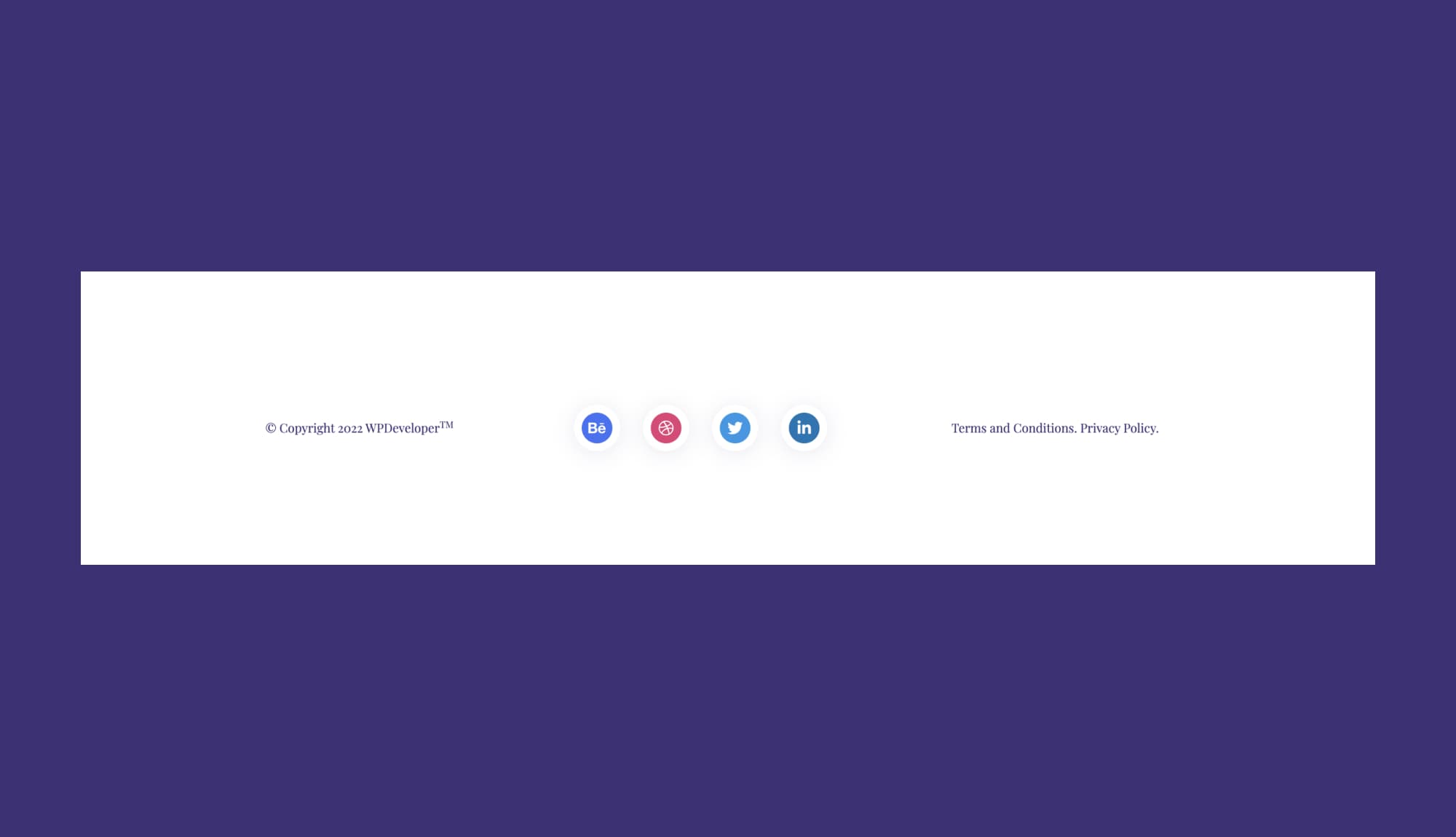 Cravity Footer Section For Gutenberg Banner