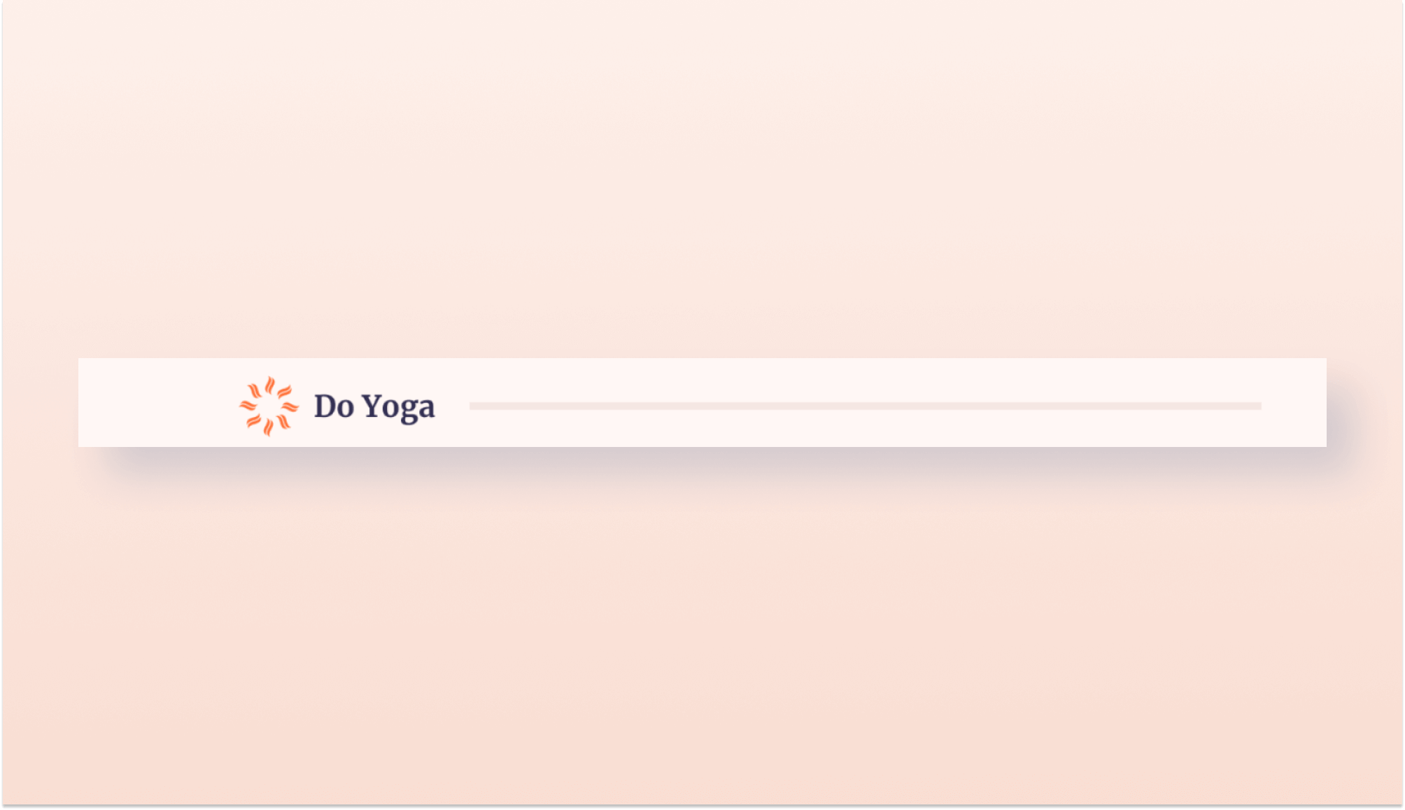 Do Yoga Header Section For Gutenberg Banner