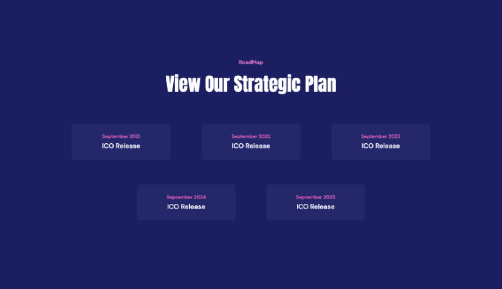 CryptoCurrency Roadmap Section For Gutenberg By Templately