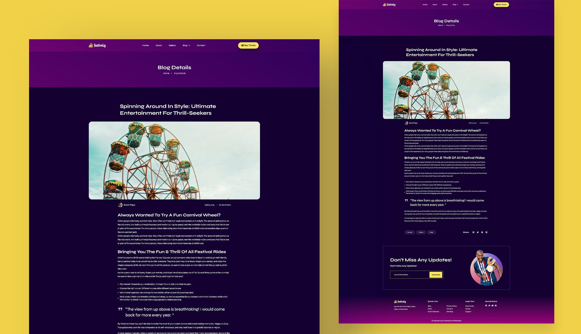 FestiveLy Blog Details Page Banner