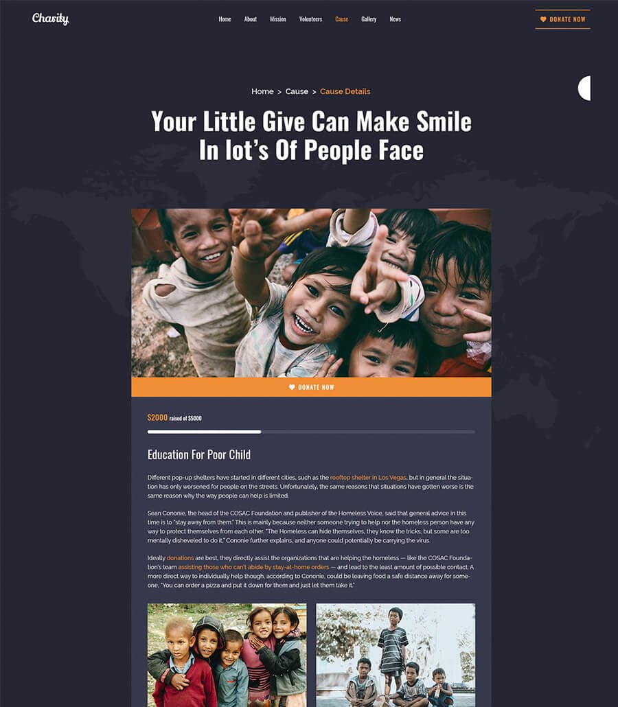 Hope Cause Details Page thumbnail
