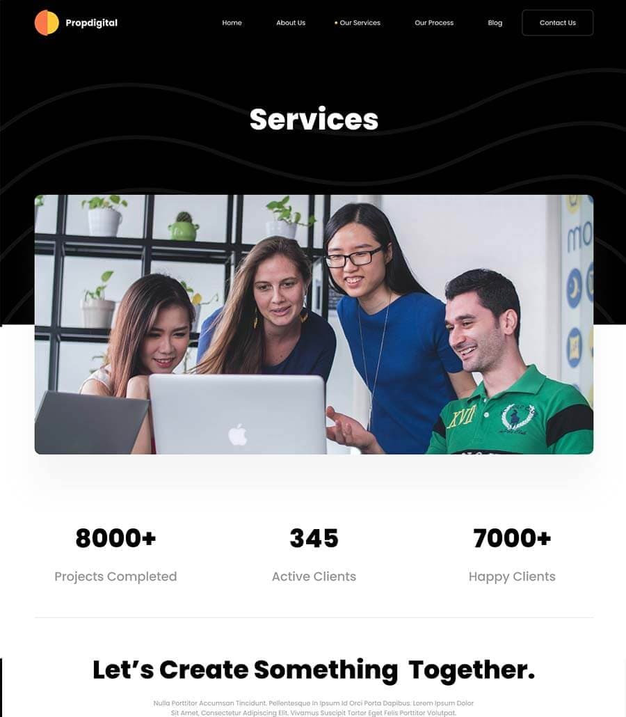 PropDigital Services Page thumbnail