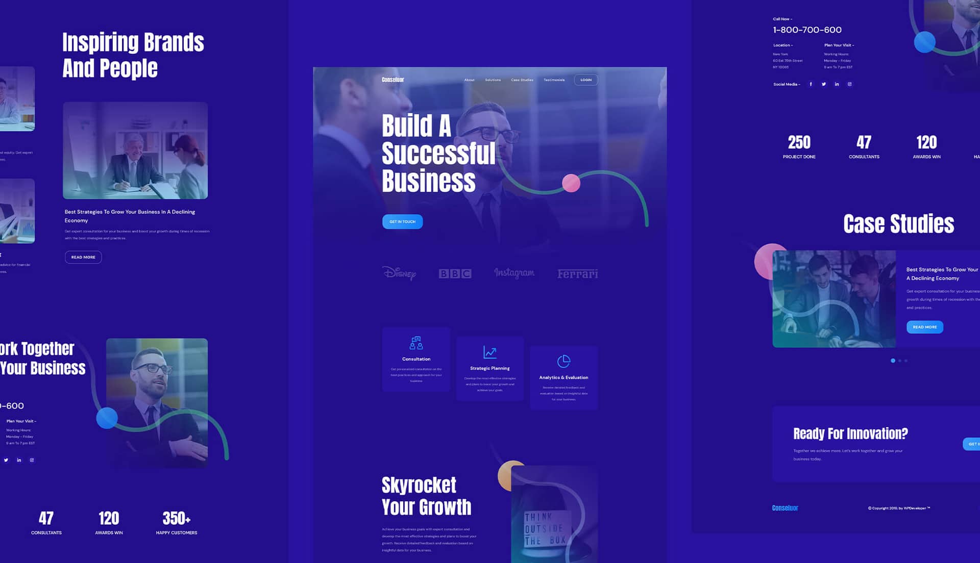 BizMentor Landing Page By Templately