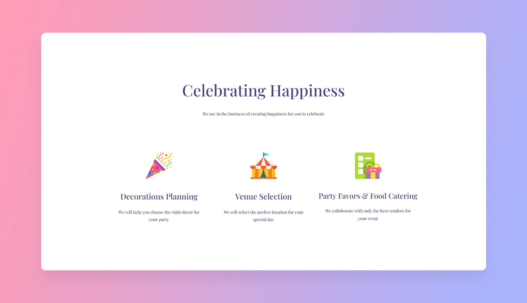 Cravity Info Section For Gutenberg Banner