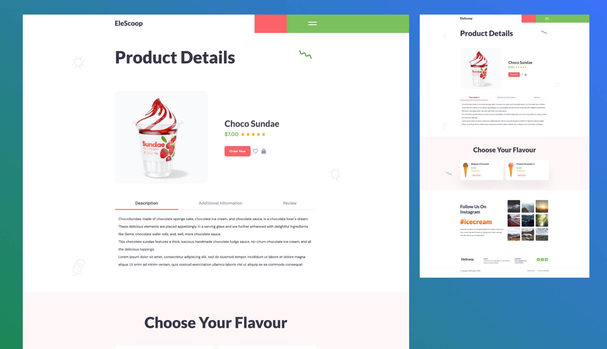 EleScoop Product Details Page Banner