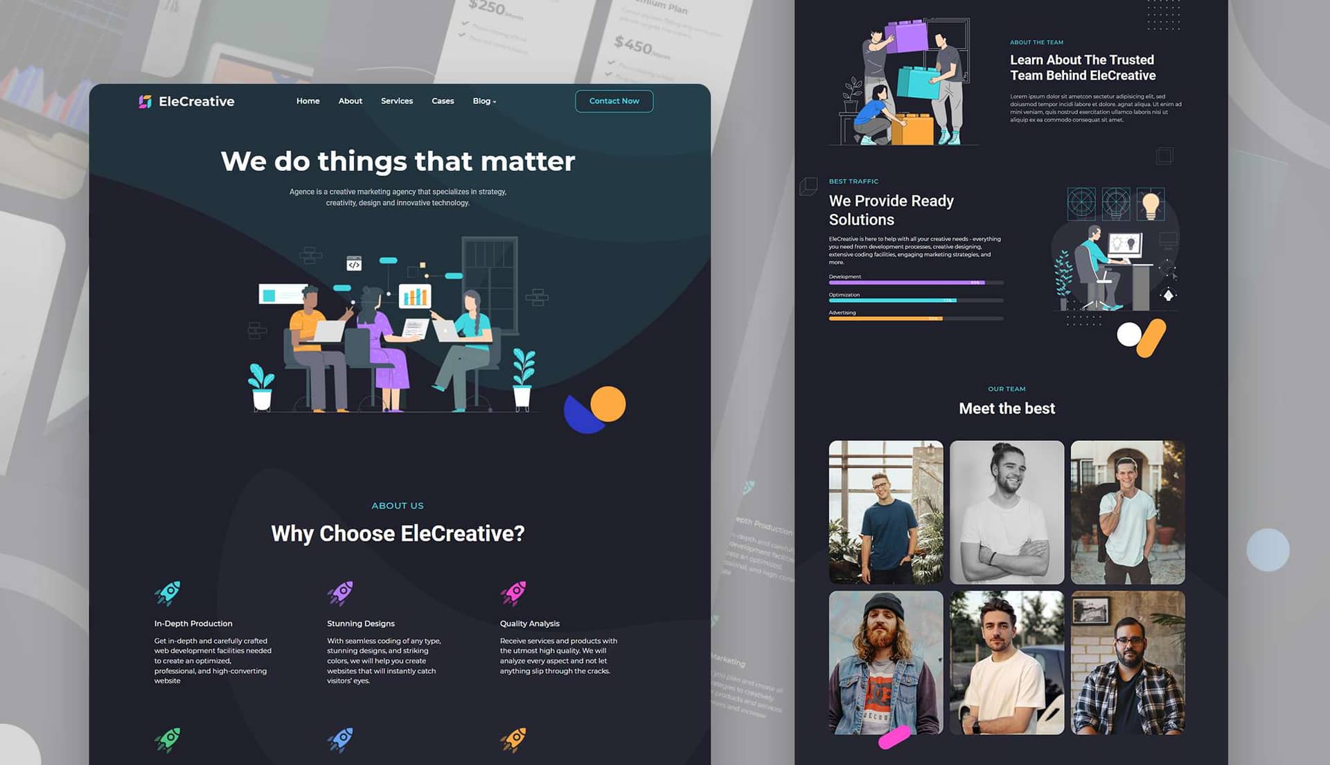 EleCreative About Page By Templately