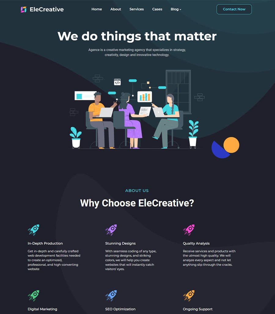 EleCreative About Page thumbnail