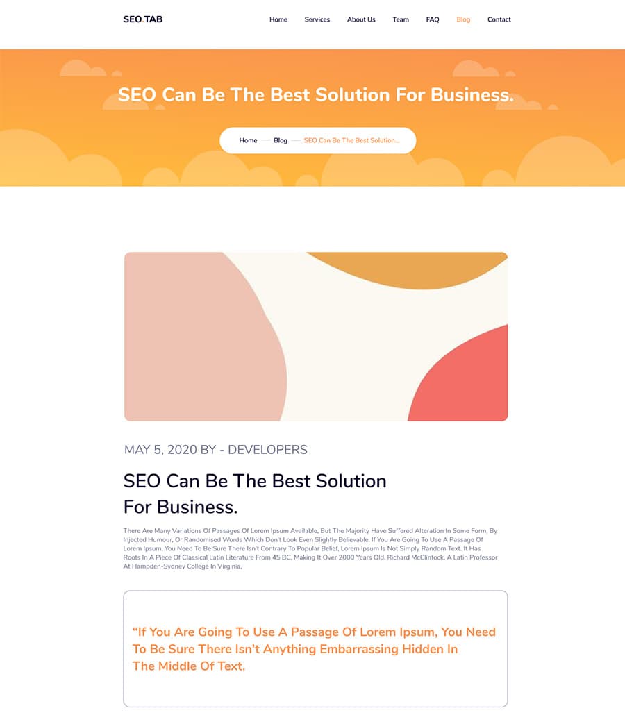 SEO Tab Blog Details Page thumbnail