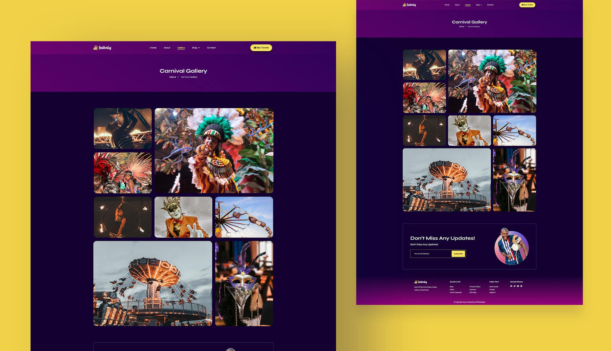 FestiveLy Gallery Page Banner