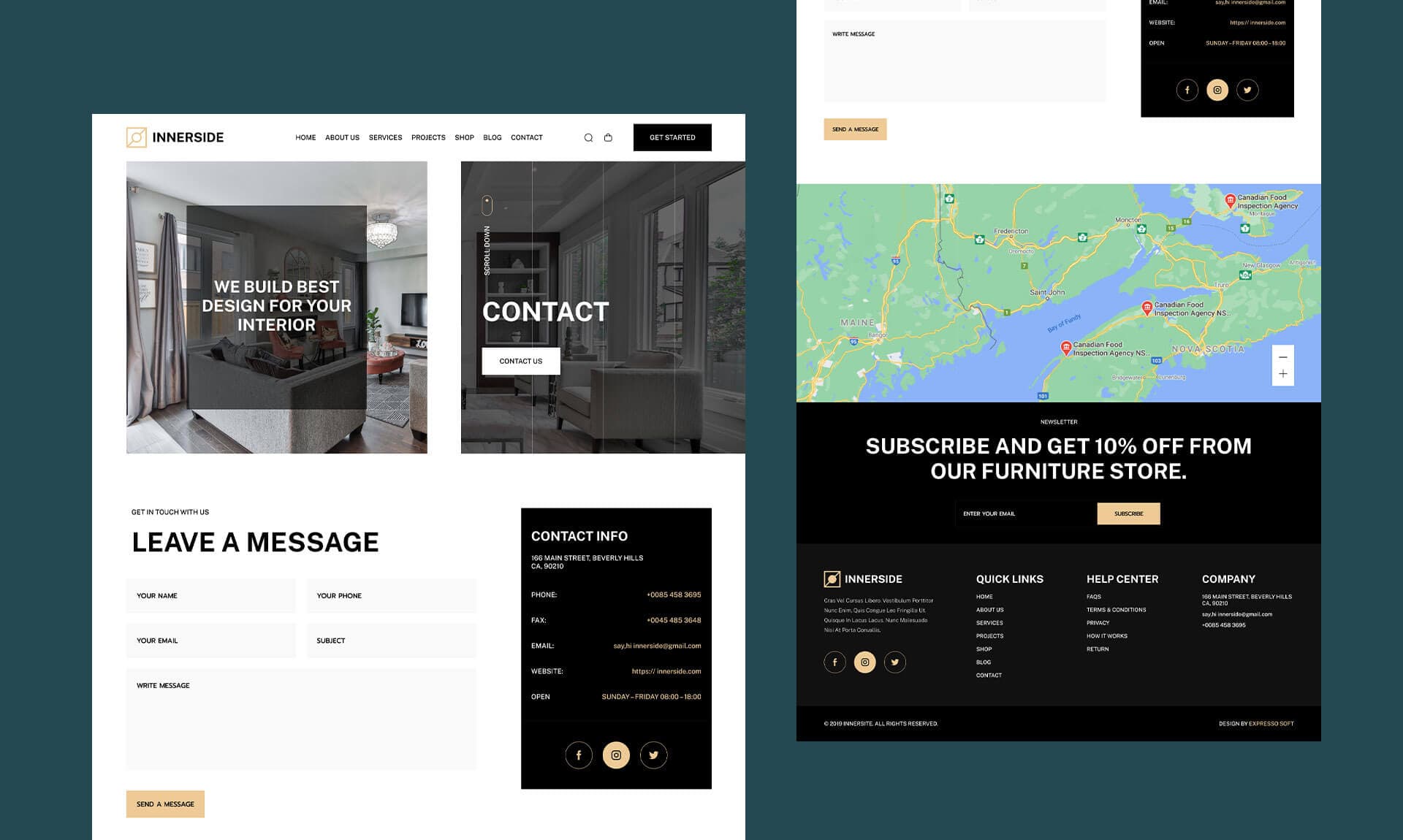 InnerSide Contact Page Banner