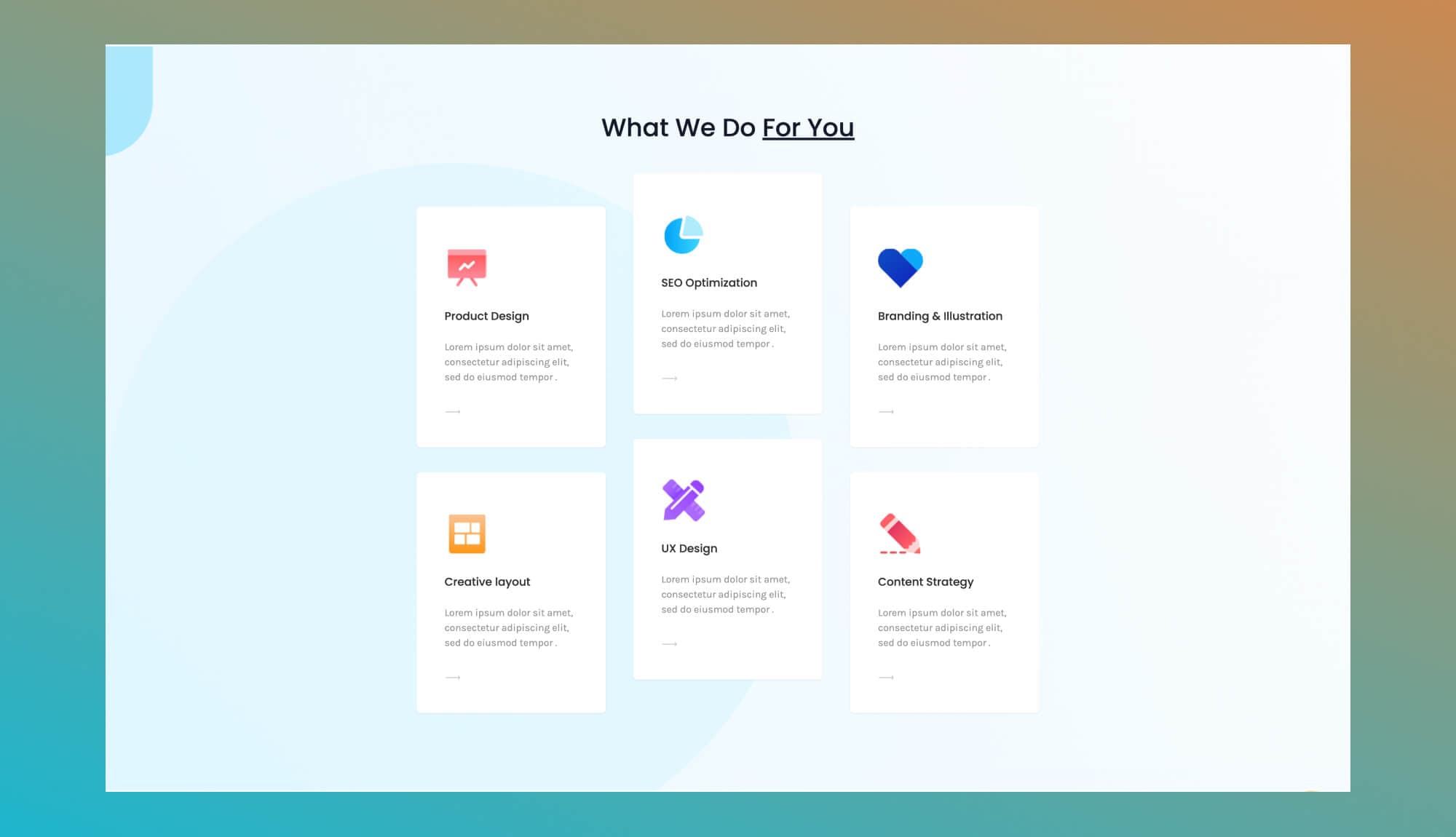 Creative Hub Service Section For Gutenberg Banner