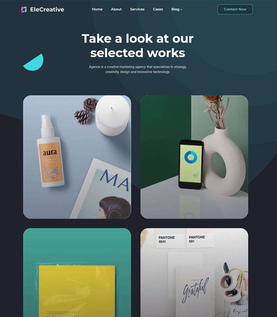 EleCreative Cases Page thumbnail