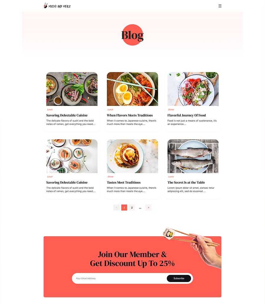 Mochi And Meals Blog Page For Gutenberg thumbnail