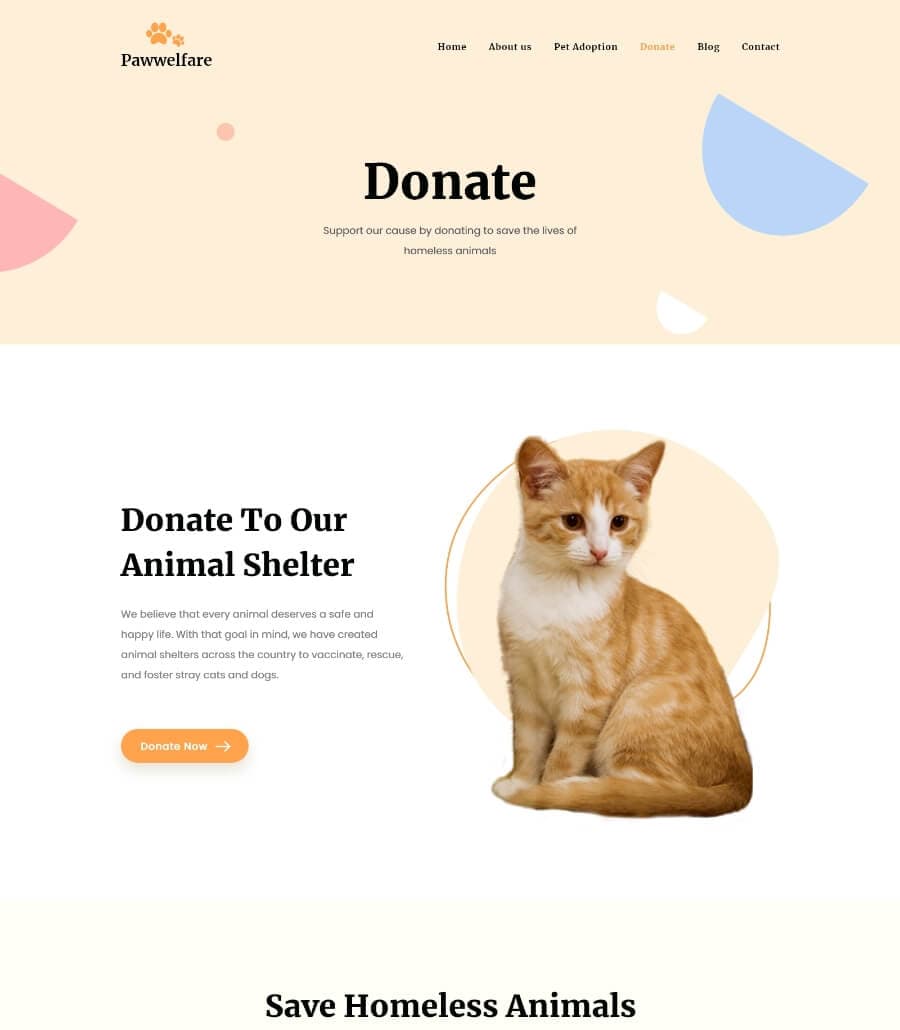 Pawwelfare Donate Page thumbnail