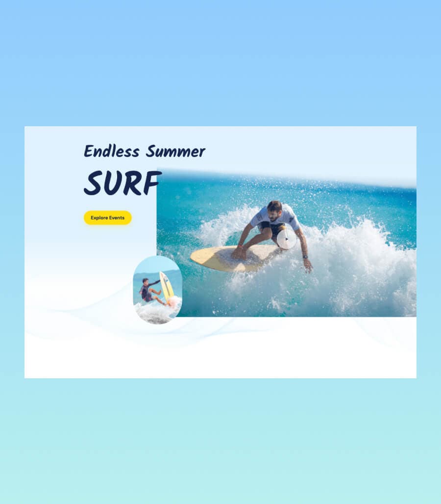 Surferly Hero Section thumbnail