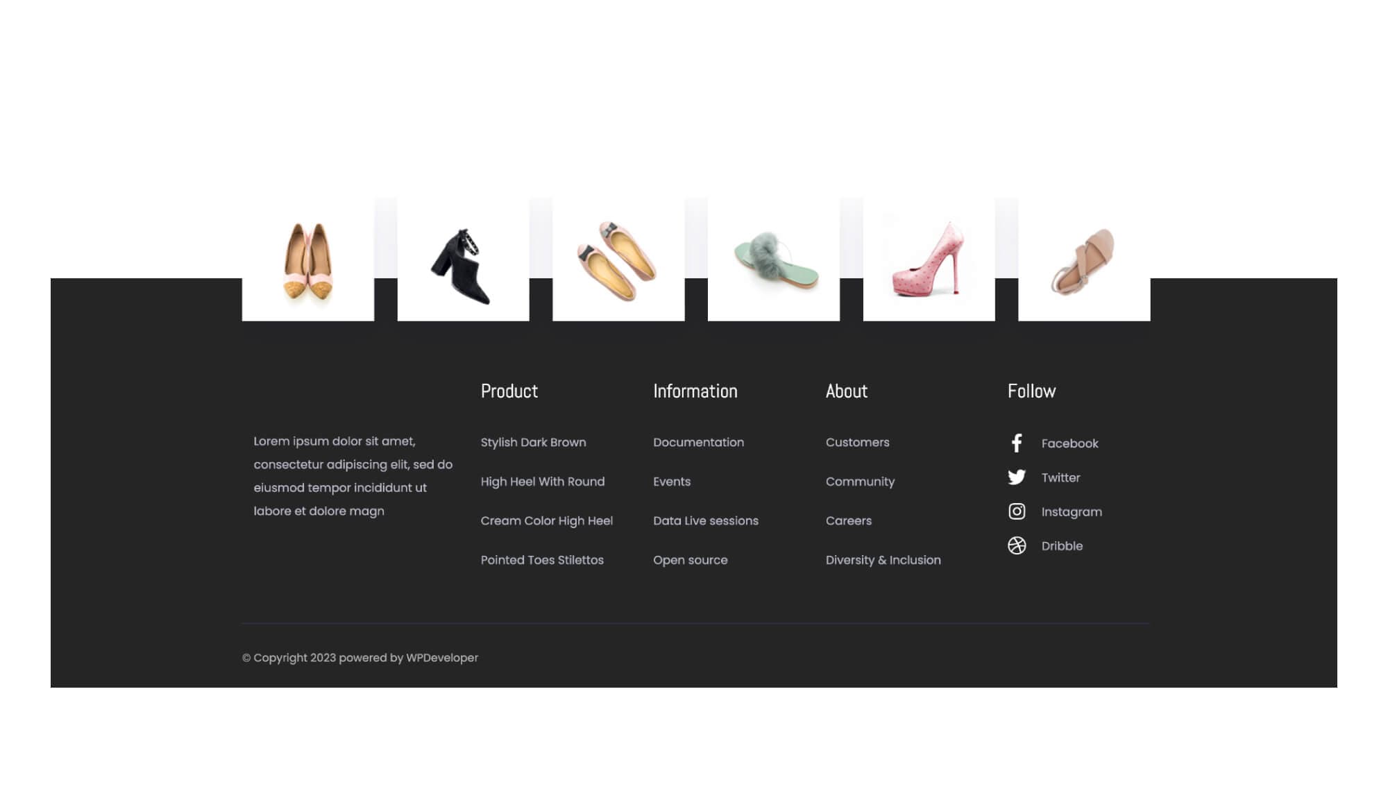 Upsole Footer Section For Gutenberg Banner