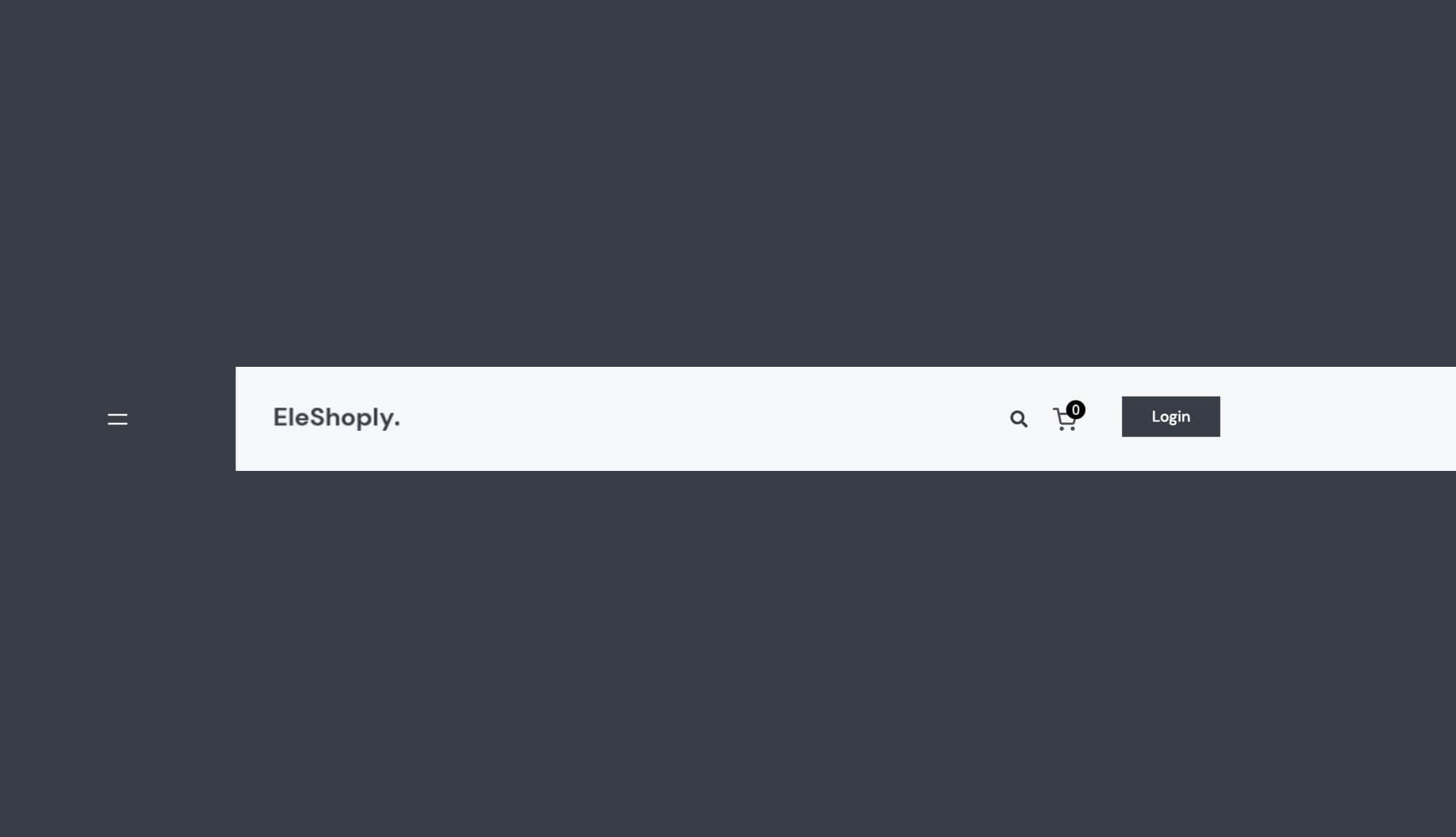 EleShoply Header Section For Gutenberg By Templately