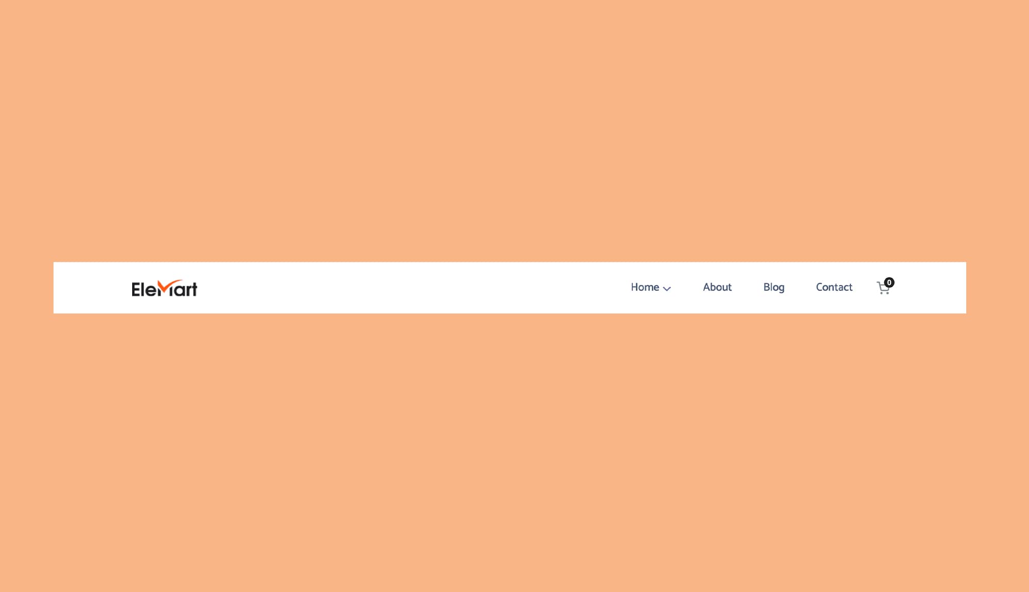 EleMart Header Orange Section For Gutenberg Banner