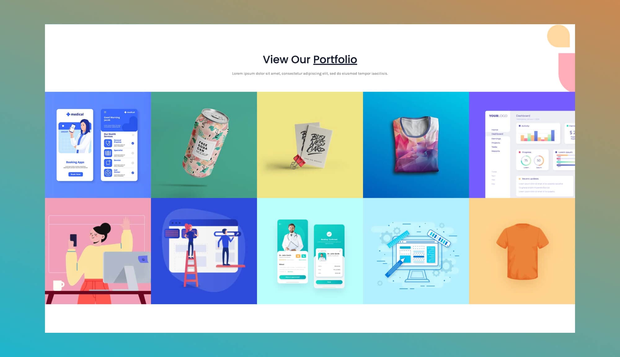 Creative Hub Portfolio Section For Gutenberg Banner