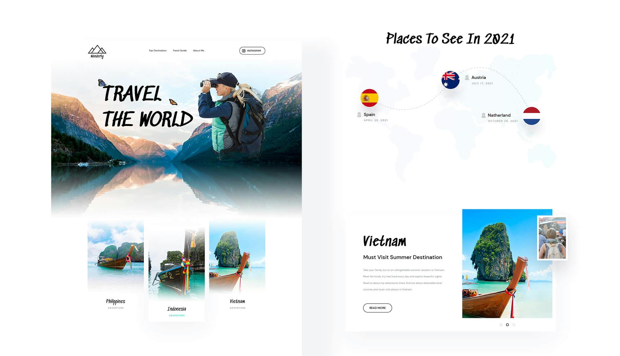 Wanderly Footer Banner