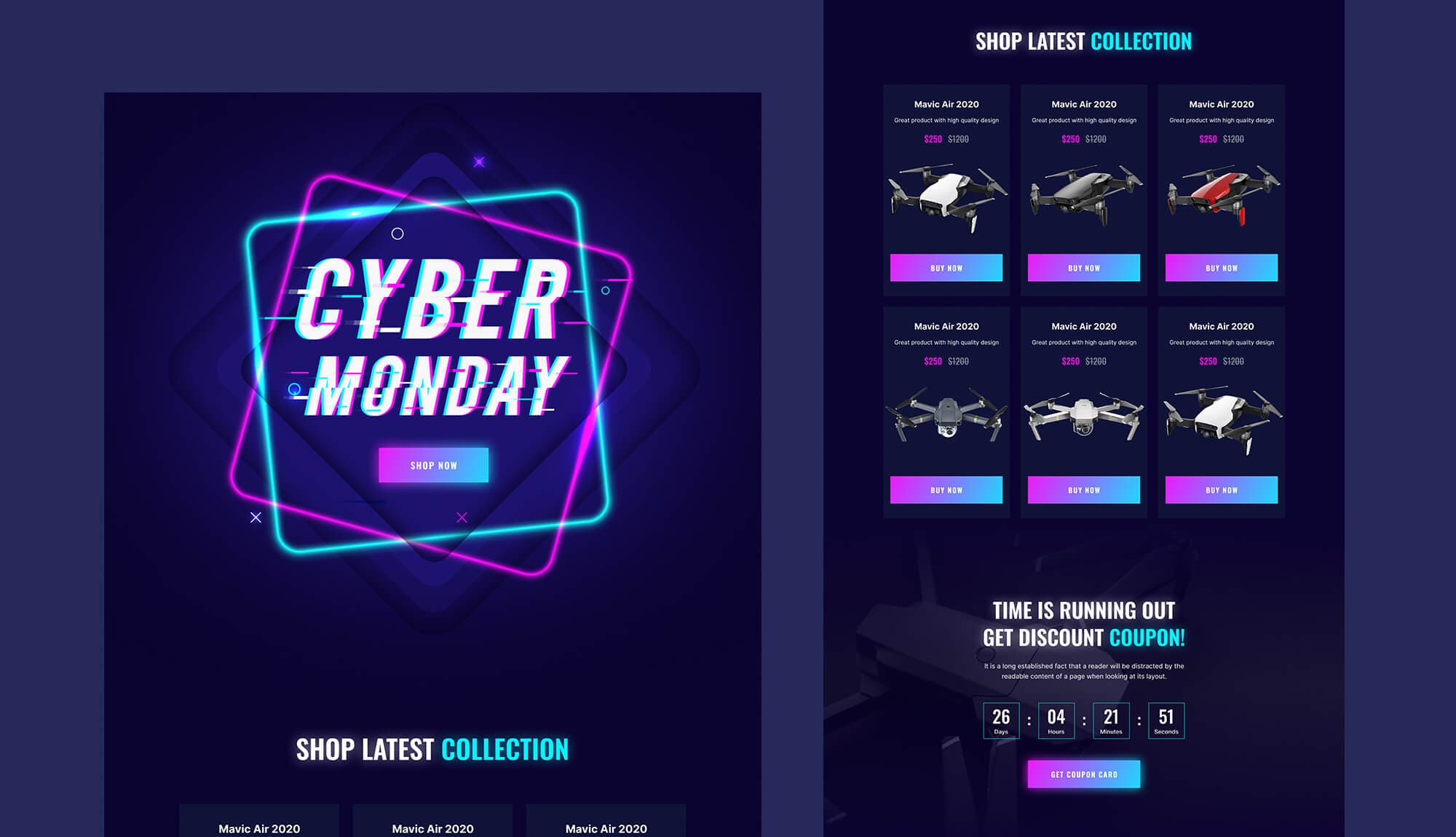 CyberSell Landing Page Banner