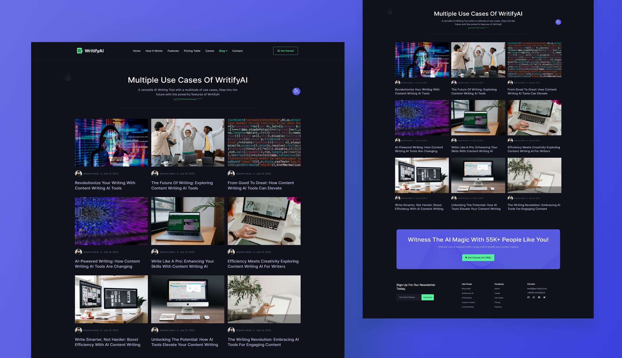 WritifyAi Blog Page Banner