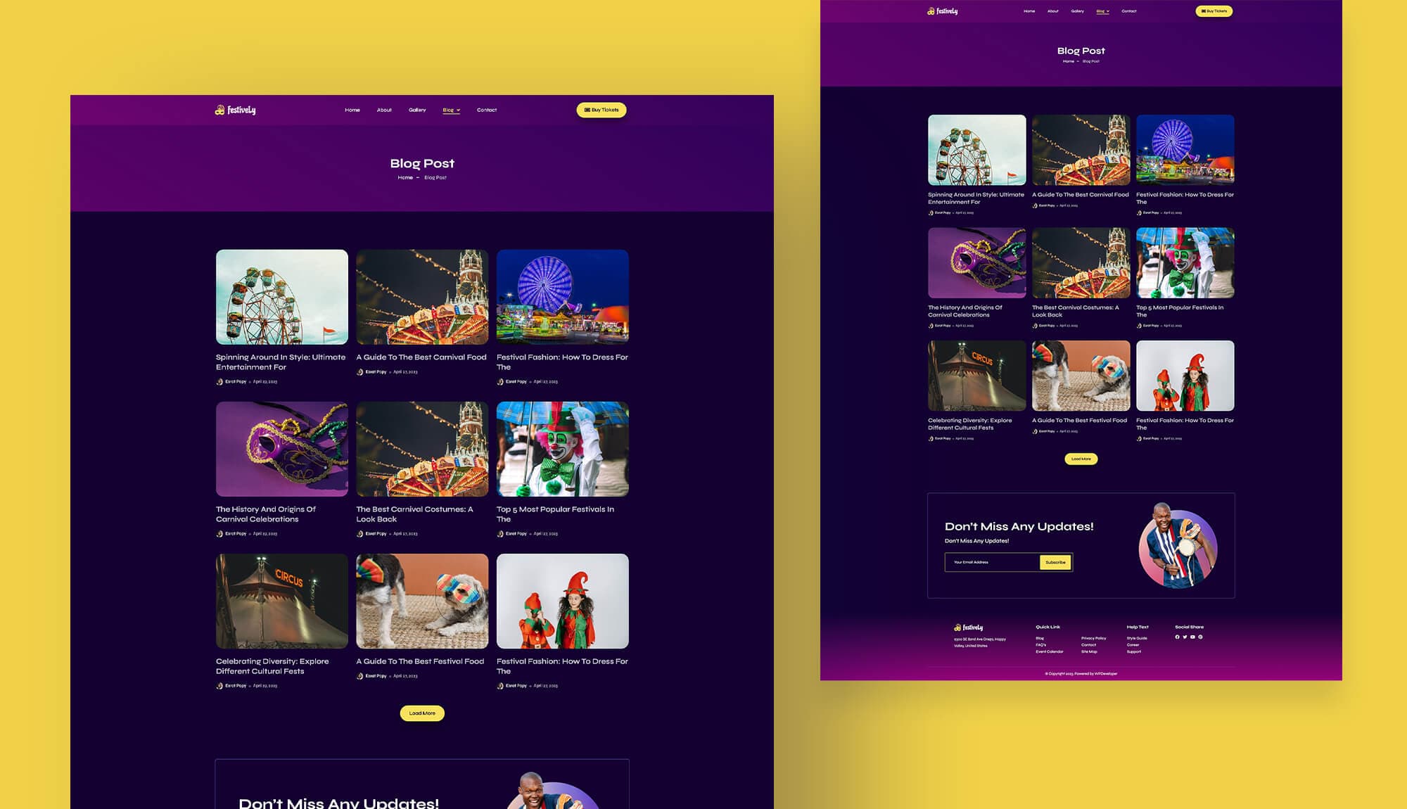 FestiveLy Blog Page Banner