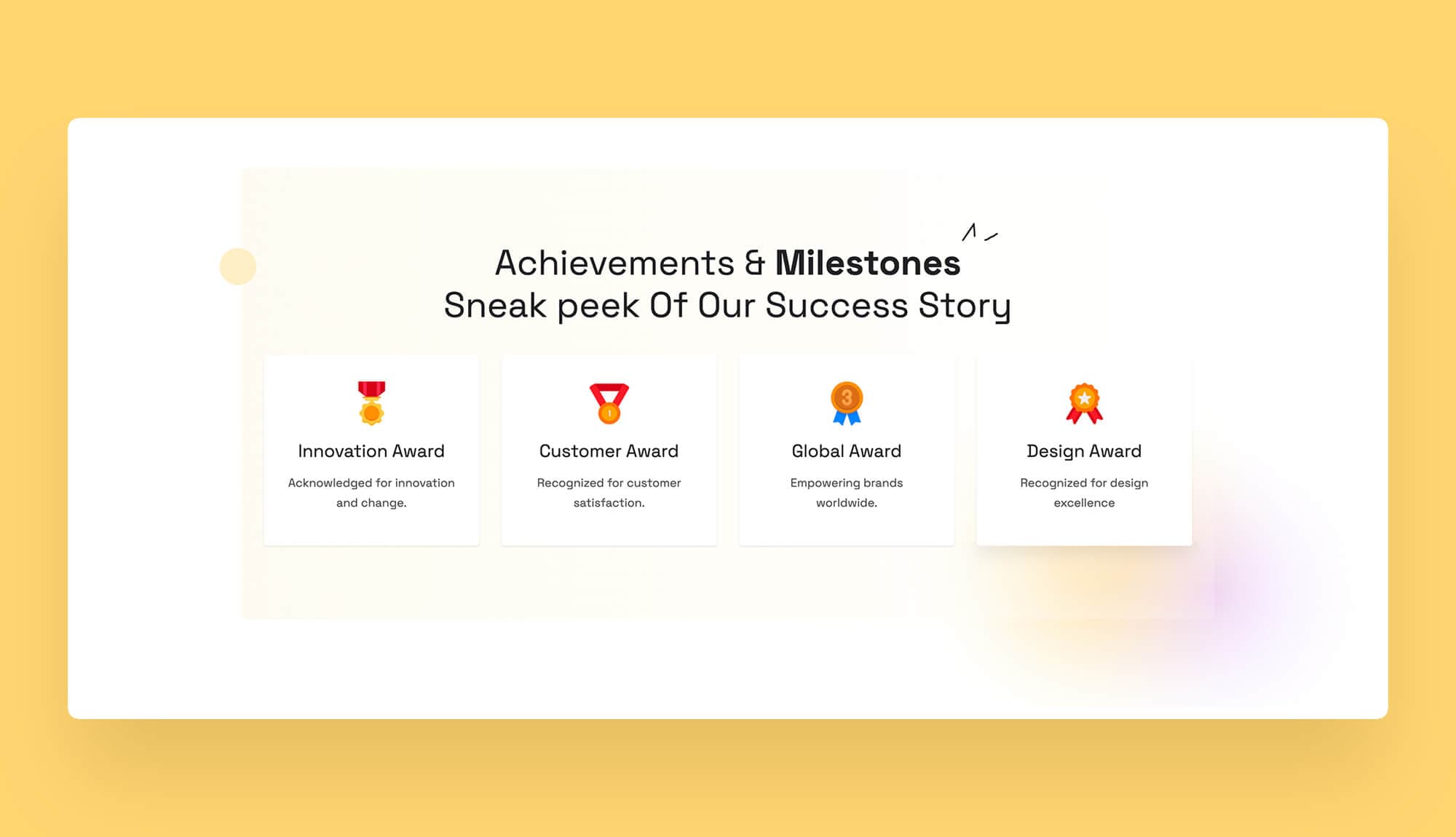 MultiGency Achievement Section For Gutenberg Banner