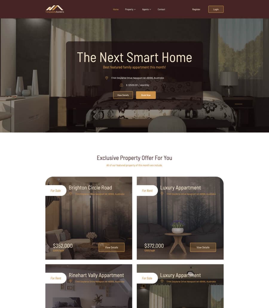 TemplatelyBuilders Home Page For Gutenberg thumbnail