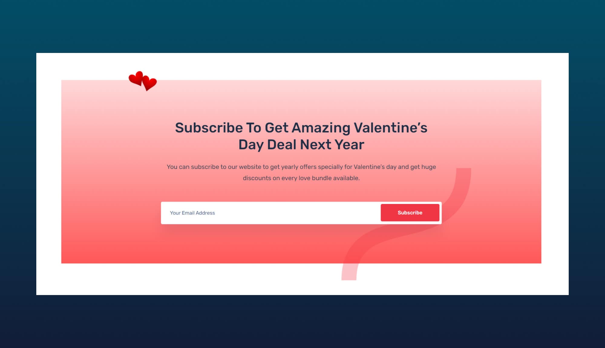 Honey Candy Subscription Form Section Banner