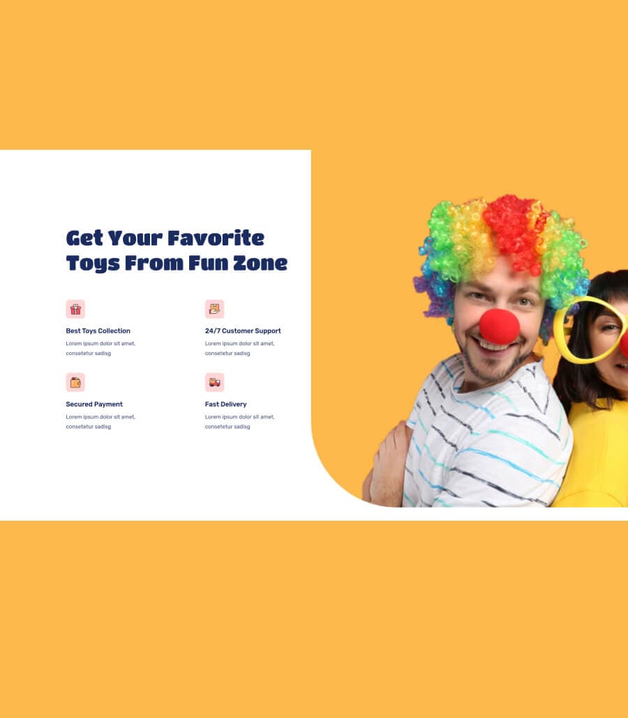 Fun Zone About Section For Gutenberg thumbnail