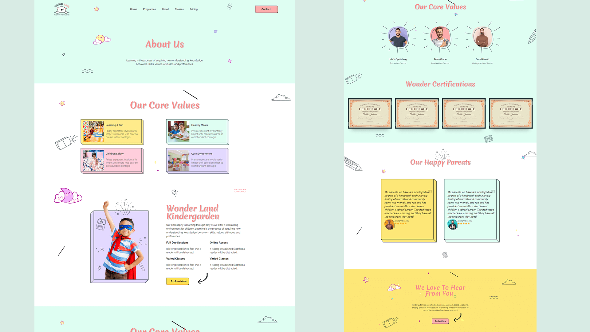 Wonderland About Page Banner