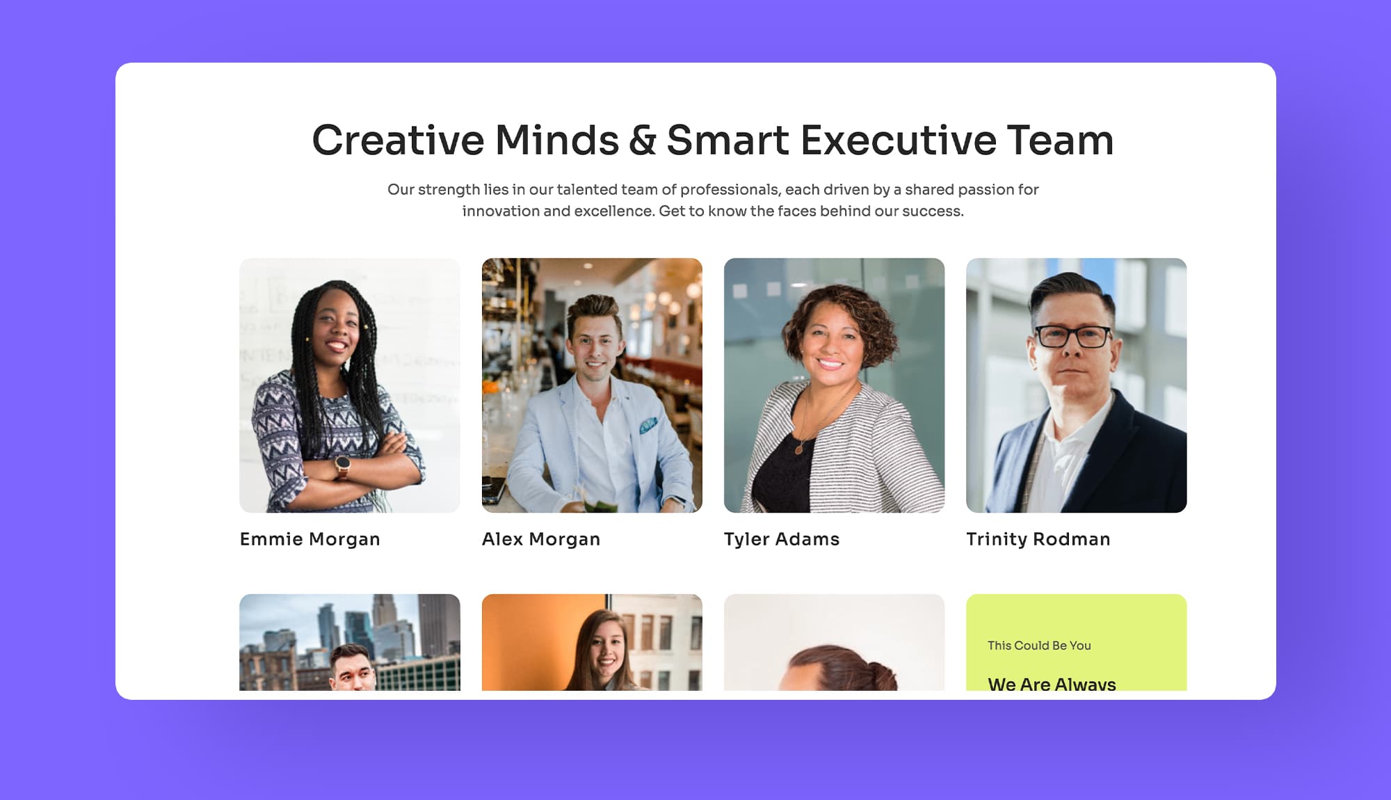 BizOCapital Team Section Banner