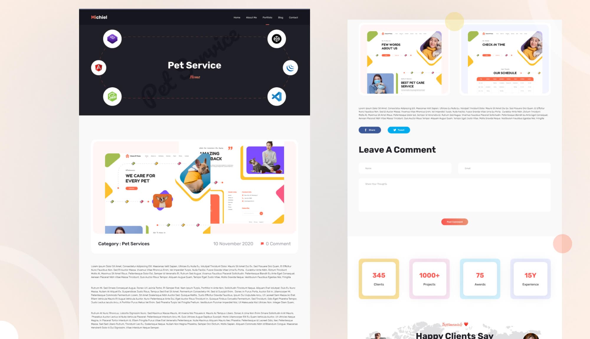 Michiel Portfolio Details Page Banner