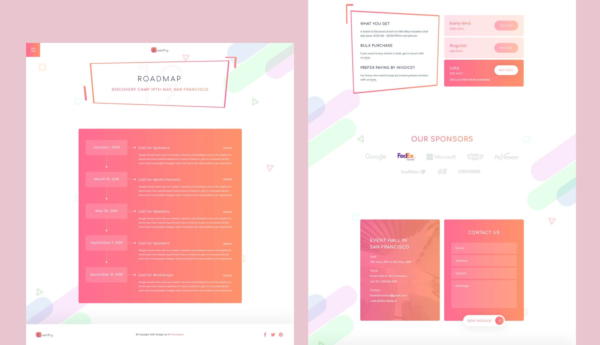 EventGree Event Template Timeline Lite Banner