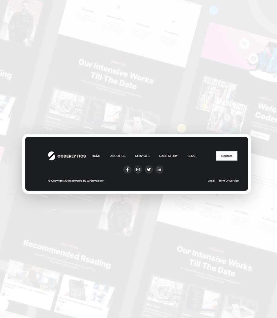 Coderlytics Footer thumbnail