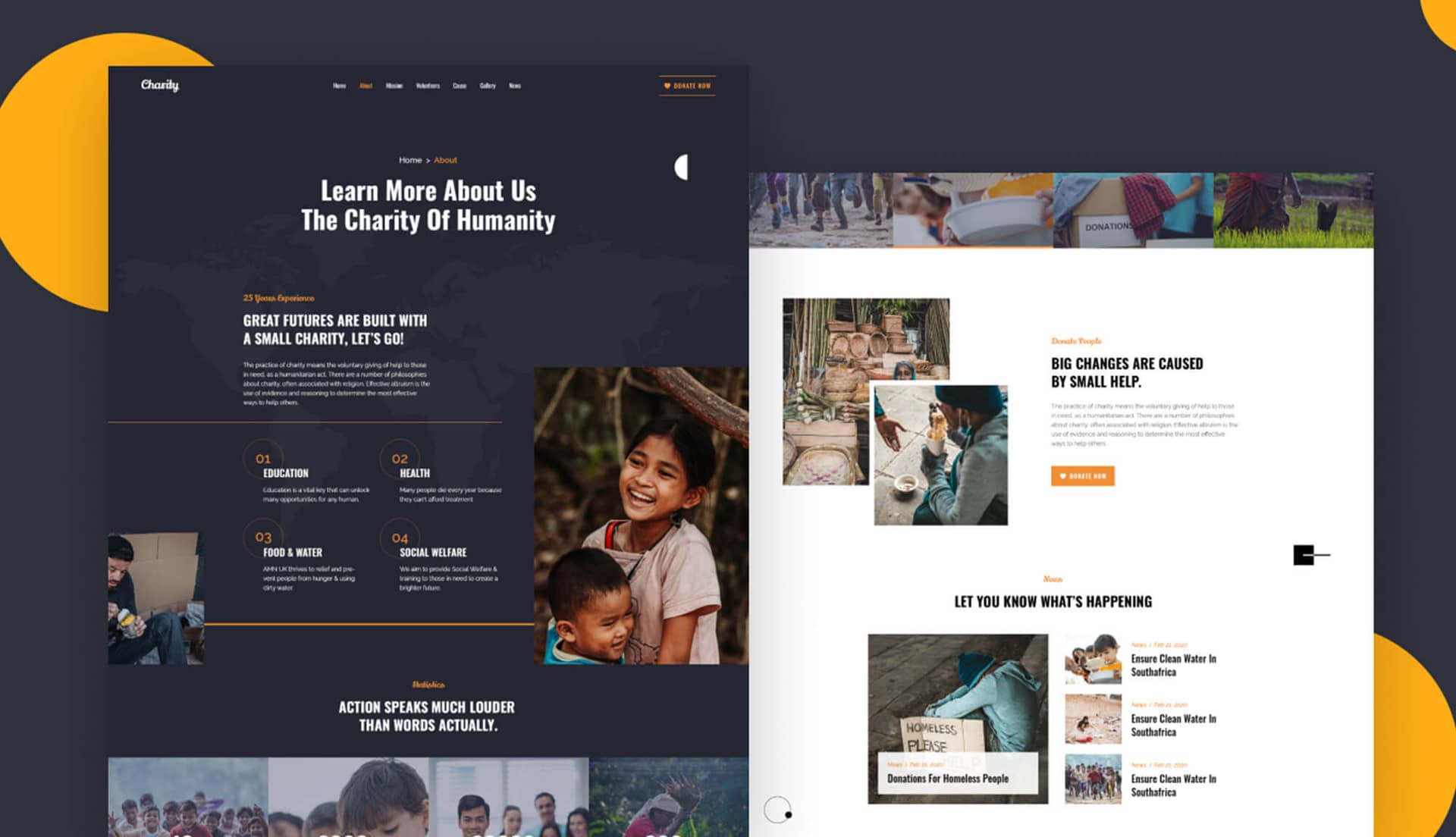 Hope About Page By Templately