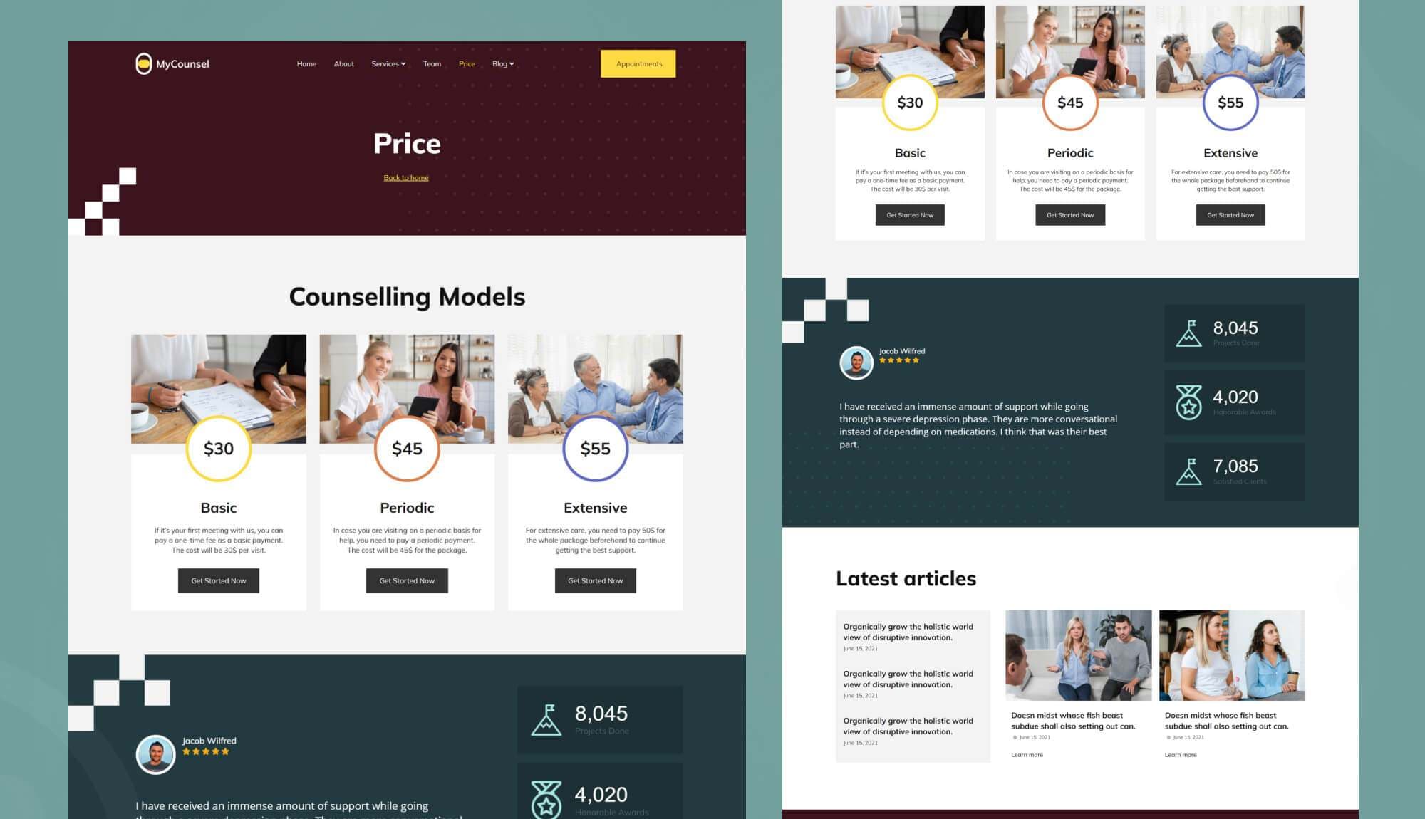MyCounsel Price Page Banner